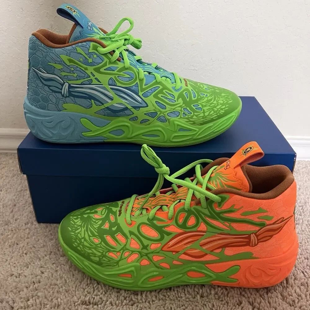 PUMA MB.04 Teenage Mutant Ninja Turtles Sneakers Green 311307-01 Size 9.5 New